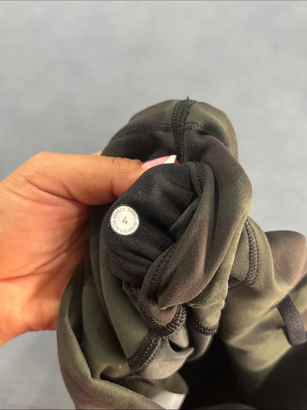 lululemon athletica Olive & Dark Green Camo High-Rise Bike Shorts
